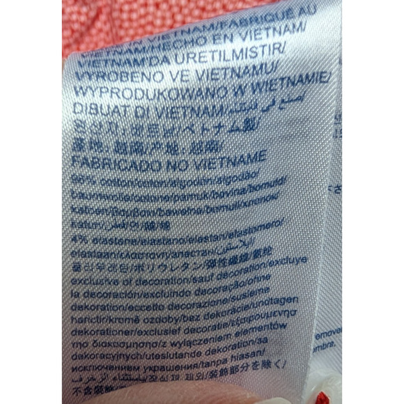 90s Y2K Tommy Hilfiger Red Ditsy Floral Print Preppy Polo Mini Dress XS - Picture 8 of 8